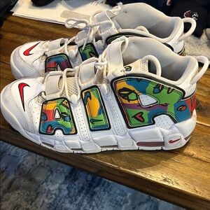 Nike Air More Uptempo "Peace, Love, Swoosh"